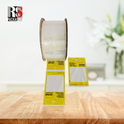 Custom Printed LDPE Plastic Pre Opened Poly Bags On A Roll Fan Folded Perforated Auto Bag