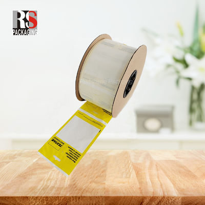 Custom Printed LDPE Plastic Pre Opened Poly Bags On A Roll Fan Folded Perforated Auto Bag