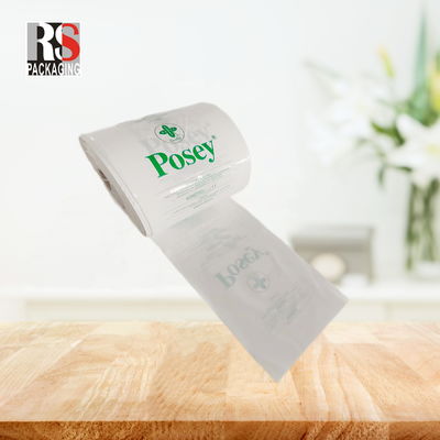 Auto Line Plastic Perforated Packaging Bags 5 Inch X 7 Inch Custom Printed