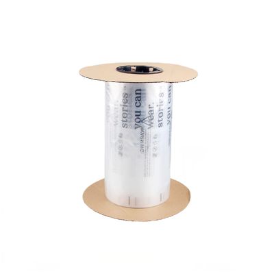 LDPE Plastic Pre Opened Auto Poly Bag Sealing Handle Heat Seal For Automatic Packaging