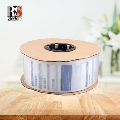 Color Printing LDPE Plastic Packaging Bag On A Roll With Perforated Fan Folded Design