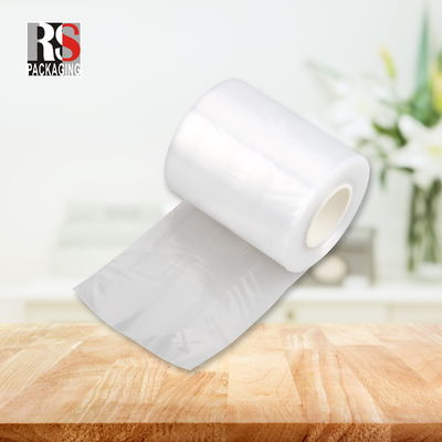 LDPE Clear Plastic Pre Opened Poly Bags On A Roll Side Gusset Auto Bag For Clothing