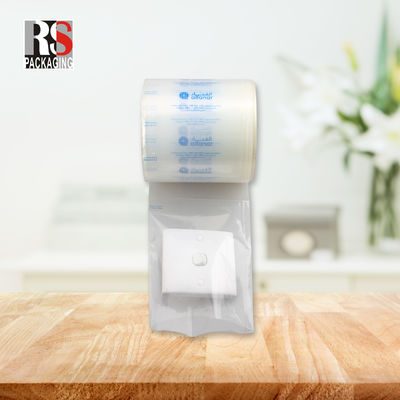 Clear Plastic Pre Opened Poly Bags On A Roll Auto Bag Gravure Printing Custom LOGO