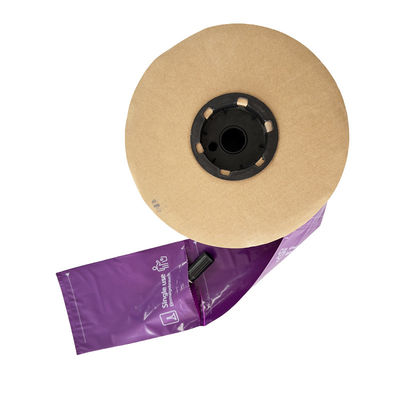 Pink LDPE Plastic PE Anti Static Pre Opened Bags Gravure Printing For Auto Packing