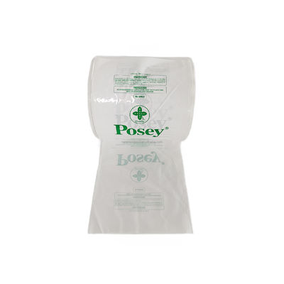 8X10" 2 Mil White Back Pre Opened Poly Bags On A Roll Perforated For Easy Dispensing