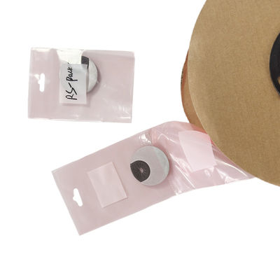 Customized Pink Pre Opened Poly Bags On A Roll For Electronic Accessory Packaging