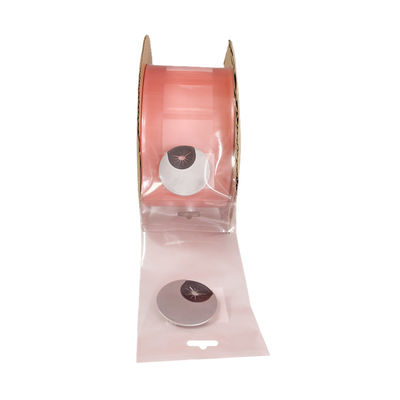 Customized Pink Pre Opened Poly Bags On A Roll For Electronic Accessory Packaging
