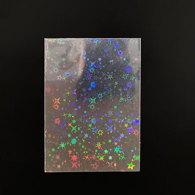 Custom Clear Holographic Card Protective Sleeves 66x91mm Sports Card Plastic Sleeves