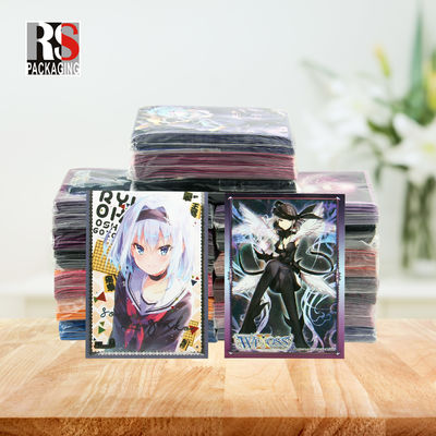 Hot Stamping Gaming Card Sleeves Protection PP Custom Card Protector Sleeves