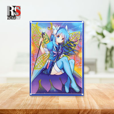 Clear Sim Poly Holographic Game Card Sleeves Anime Trading Card Sleeves Yugioh