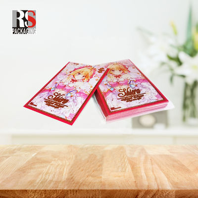 Standard Size Trading Card Sleeves PP Playing Card Protector Sleeves Personalized