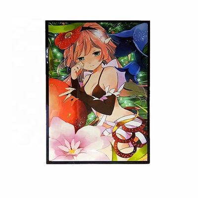 Shockproof Game Card Sleeves PP Clear Plastic Card Protectors Customized Logo