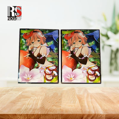 Shockproof Game Card Sleeves PP Clear Plastic Card Protectors Customized Logo