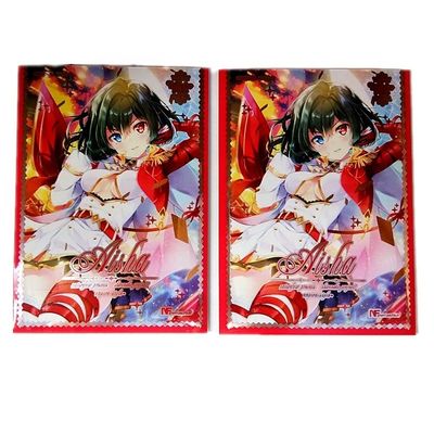 National Style Trading Cards Sleeves Protector Waterproof Clear Or Customized Color
