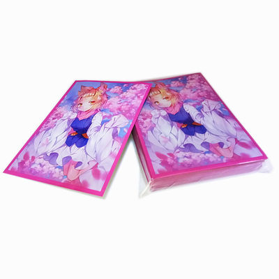 Clear Customized Plastic MTG Card Sleeves TCG Yugioh Trading Card Protectors