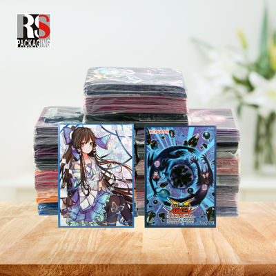 Clear Customized Plastic MTG Card Sleeves TCG Yugioh Trading Card Protectors
