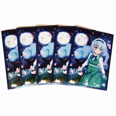 Transparent PP Clear Plastic Card Sleeve For Hologram Game Protector Card