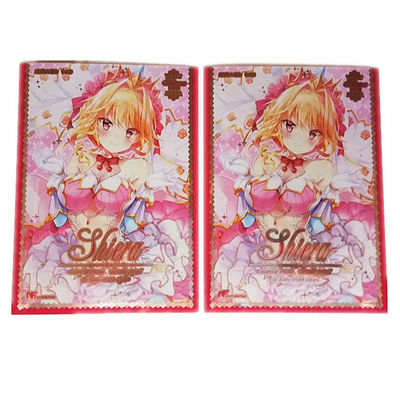 Tabletop Plastic Anime Game Card Protector Sleeves Customized Size And Printed Logo