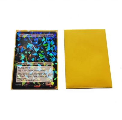Top Open PP Trading Game Card Sleeves Holographic Toploader Sleeves Custom Art Printed