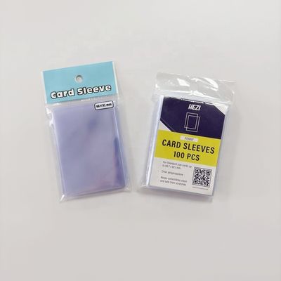 Antistatic Clear Soft Plastic Card Holder Sleeves For Game Trading Cards Protection