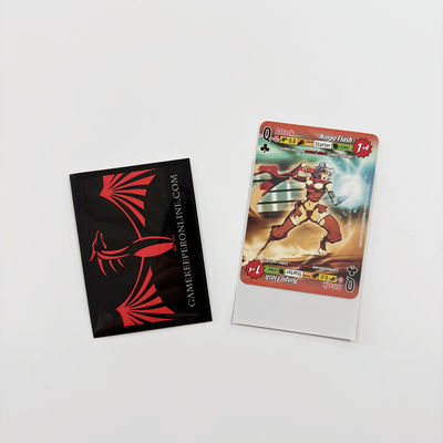 Glossy Matte Gaming Custom Card Protector Sleeves 50 / 60 / 100pcs Per Pack