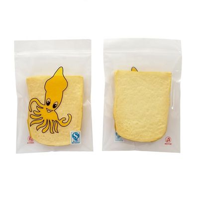Personalized LDPE Frozen Food Packaging Bag Flat Zipper Freezer Bag Gravure Printing