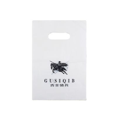 Custom Mylar Die Cut Handle Poly Bags Recyclable Plastic Gift Bag Shopping Bag