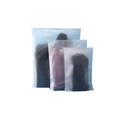 Moisture Proof Printed Poly Bag Slider Zip Lock Bags For Underwear Clothing
