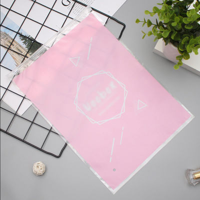 Moisture Proof Printed Poly Bag Slider Zip Lock Bags For Underwear Clothing