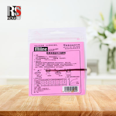 OPP Poly Self Adhesive Clear Plastic Poly Bags Gravure Printing For Cosmetics
