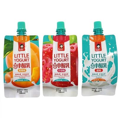 Spout Pouch BAP Free Baby Food Packaging Bag Liquid Juice Drink Pouch With Screw Cap