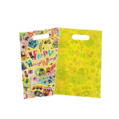 Plastic Handle Shopping Bag Recyclable Gravure Printing For Boutique Customized