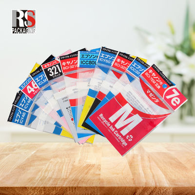 Food Snacks Packaging Stand Up Pouch Disposable OPP Poly Plastic Header Bags