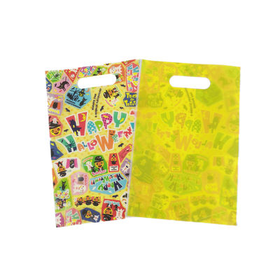 Waterproof Fold Shopping Bag Recyclable Poly Plastic Bags Customized Logo Printing