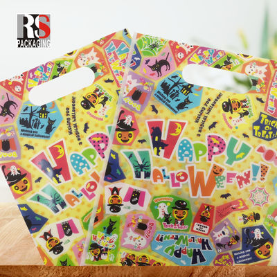 Waterproof Fold Shopping Bag Recyclable Poly Plastic Bags Customized Logo Printing