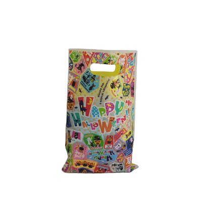 Customized Color Small Plastic Handle Shopping Bag For Strong Poly Plastic Packaging
