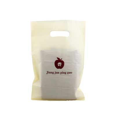 Opaque LDPE Die Cut Handle Shopping Bag Plastic Retail Shopping Bag Customized Logo