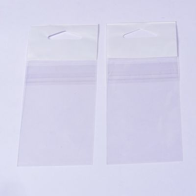 Resealable Opp Header Bag Self Adhesive Opp Bag Packing For Disposable Package