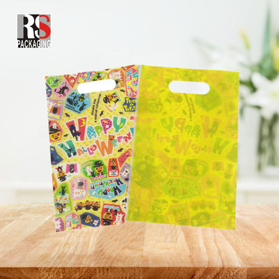 Opaque LDPE Die Cut Handle Shopping Bag Plastic Retail Shopping Bag Customized Logo