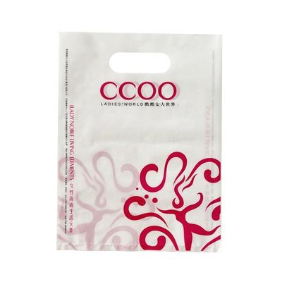 Die Cut Handle LDPE Shopping Bag Eco Friendly Recyclable Groceries Plastic Bags