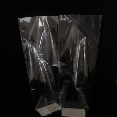Poly Opp Cross Block Square Bottom Plastic Bags Resealable Food Packaging Bags