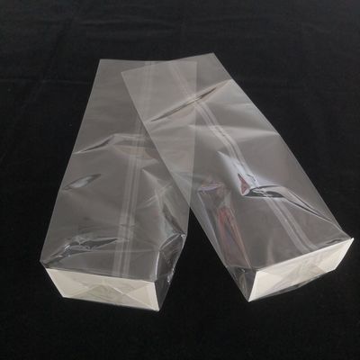 Poly Opp Cross Block Square Bottom Plastic Bags Resealable Food Packaging Bags