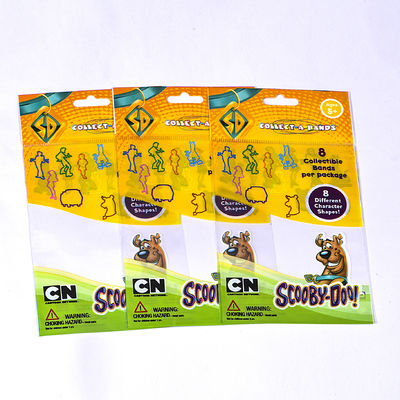 Custom Recyclable BOPP Poly Bag Packaging Plastic Bags With Sticky Seal Header