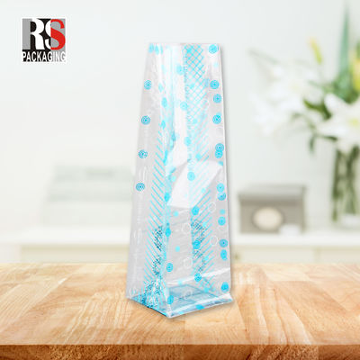 Customized Flat Bottom Bag Opp Plastic Side Gusset Coffee Bag For Candy Food Snack