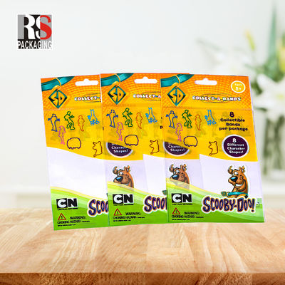 Transparent Resealable Bopp Poly Bag Self Adhesive Plastic Stand Up Pouch With Header