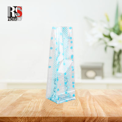 Customized Flat Bottom Bag Opp Plastic Side Gusset Coffee Bag For Candy Food Snack
