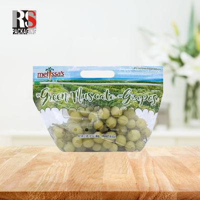 Fresh Vegetable Packaging Plastic Bags Anti Fog Customized Logo