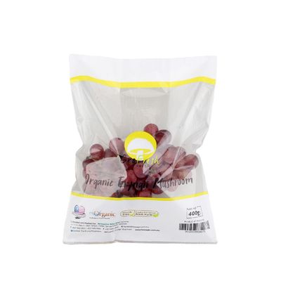 Gravure Printing CPP Clear Plastic Packaging Bag For Fresh Vegetables Customized