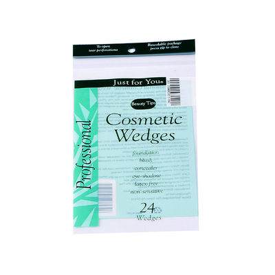 Clear Opp Header Bag Self Adhesive Cello Bag For Retail Stores Custom Printed