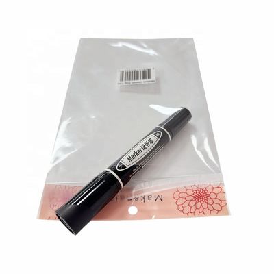 Hang Top Clear Resealable Cello Opp Header Bag For Gift Jewelry Customized Size